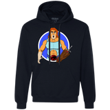 Sweatshirts Navy / S Natureboy Woooo Premium Fleece Hoodie