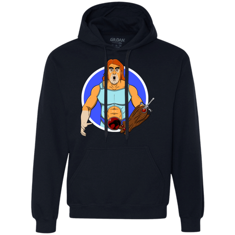 Sweatshirts Navy / S Natureboy Woooo Premium Fleece Hoodie