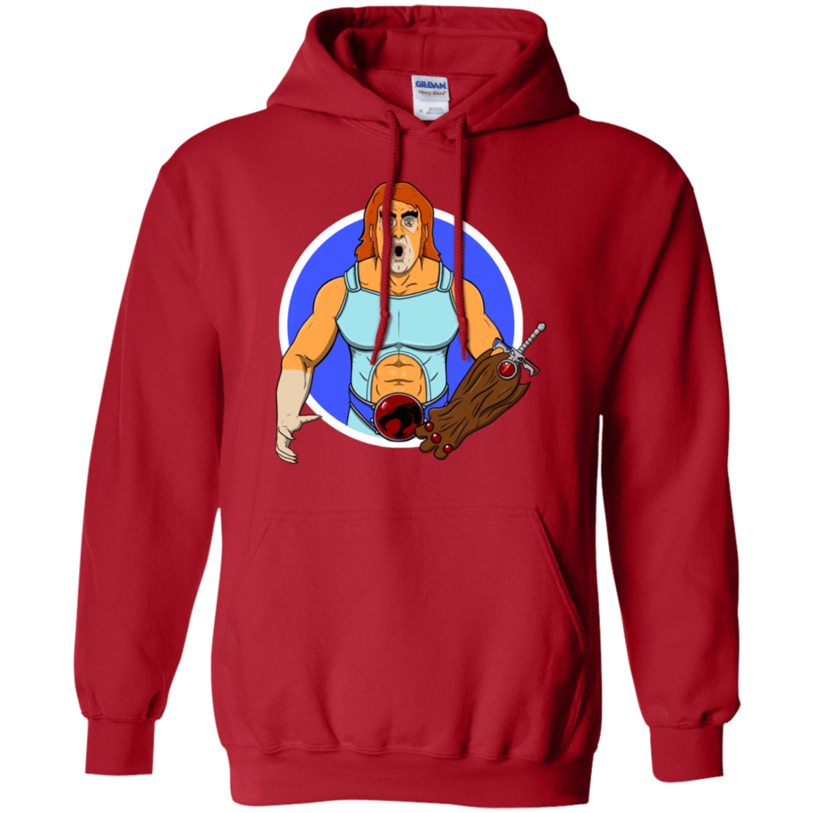 Sweatshirts Red / S Natureboy Woooo Pullover Hoodie