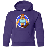 Sweatshirts Purple / YS Natureboy Woooo Youth Hoodie