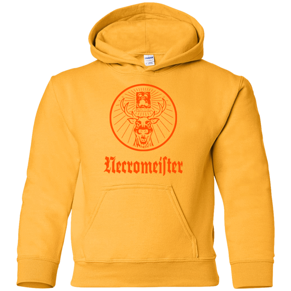 Sweatshirts Gold / YS NECROMEISTER Youth Hoodie