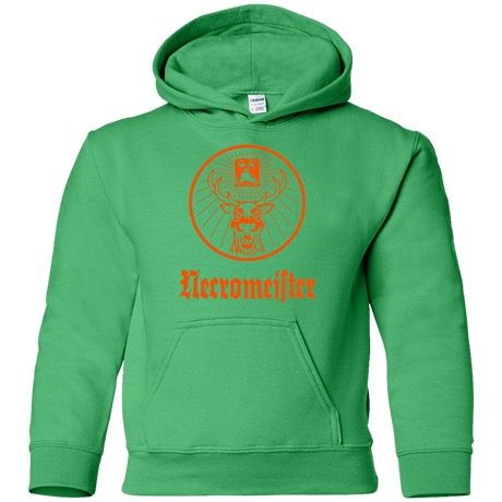 Sweatshirts Irish Green / YS NECROMEISTER Youth Hoodie