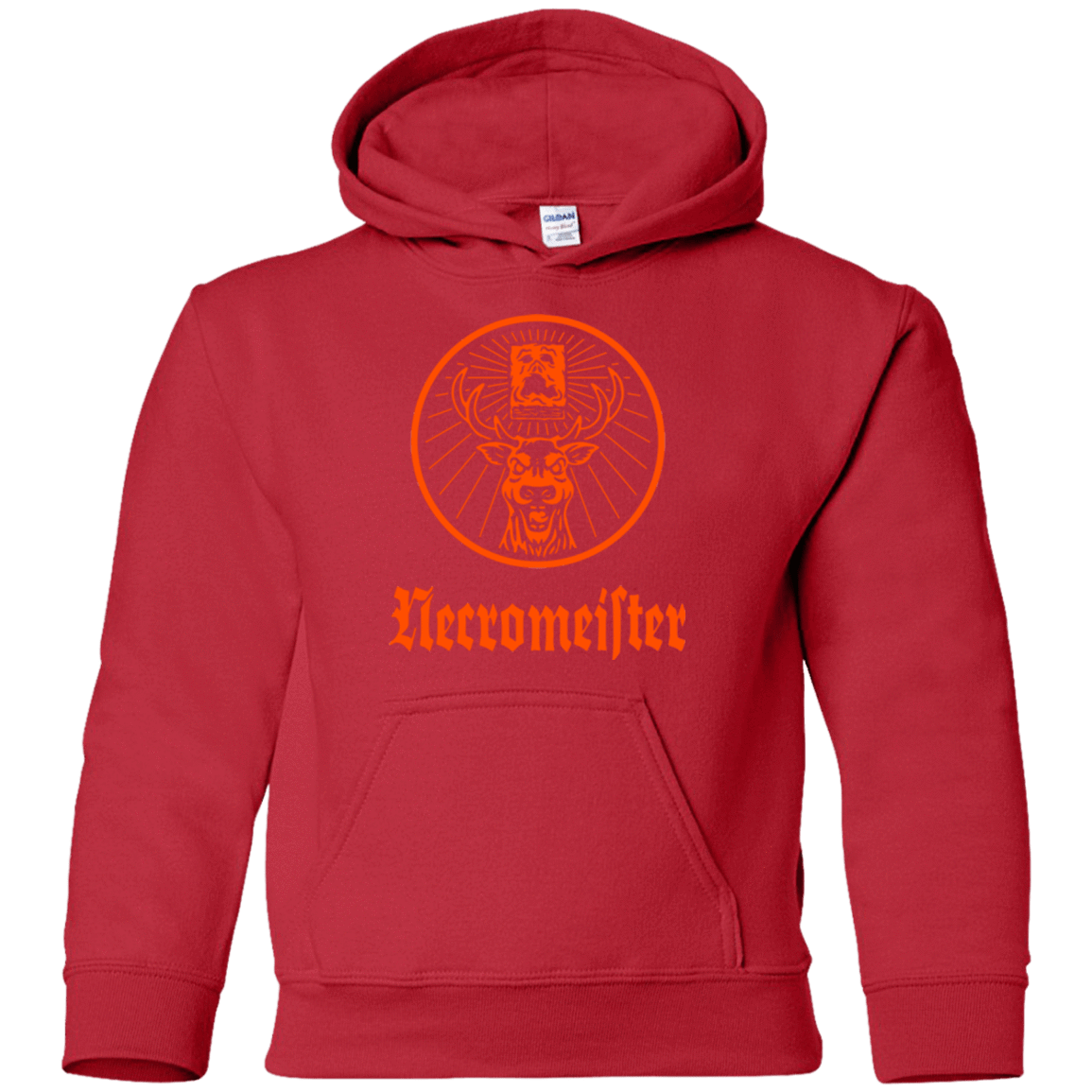 Sweatshirts Red / YS NECROMEISTER Youth Hoodie