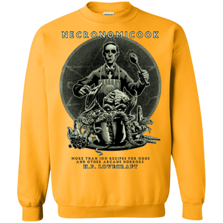 Sweatshirts Gold / Small Necronomicook Crewneck Sweatshirt