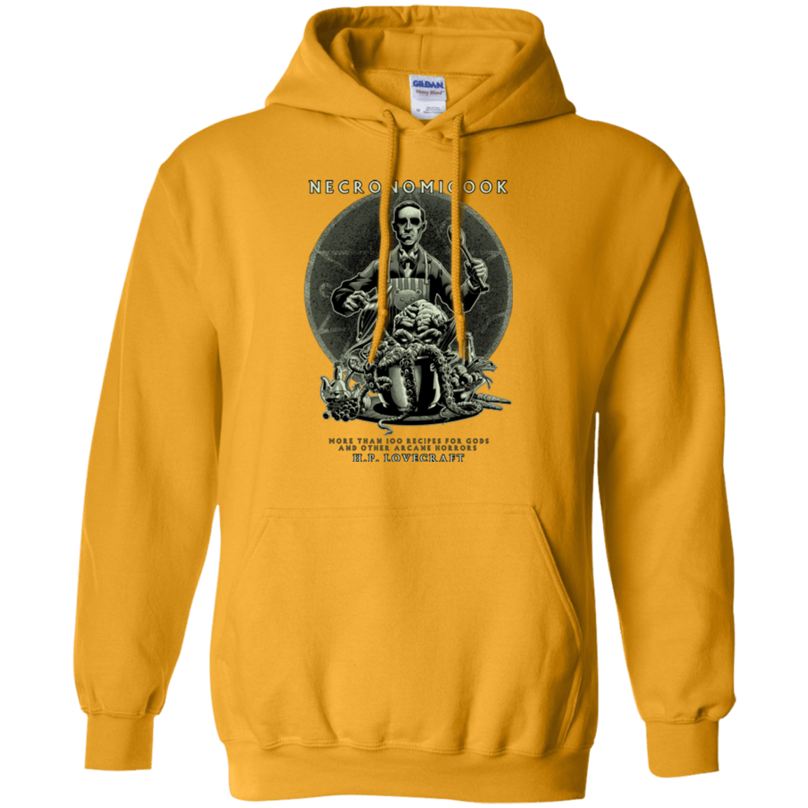 Sweatshirts Gold / Small Necronomicook Pullover Hoodie