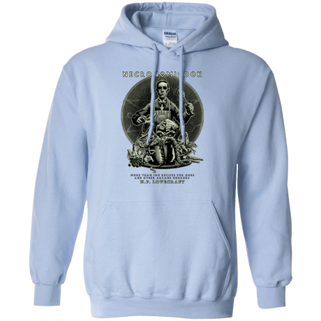 Sweatshirts Light Blue / Small Necronomicook Pullover Hoodie