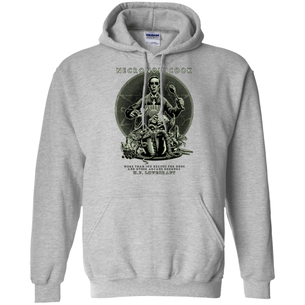 Sweatshirts Sport Grey / Small Necronomicook Pullover Hoodie