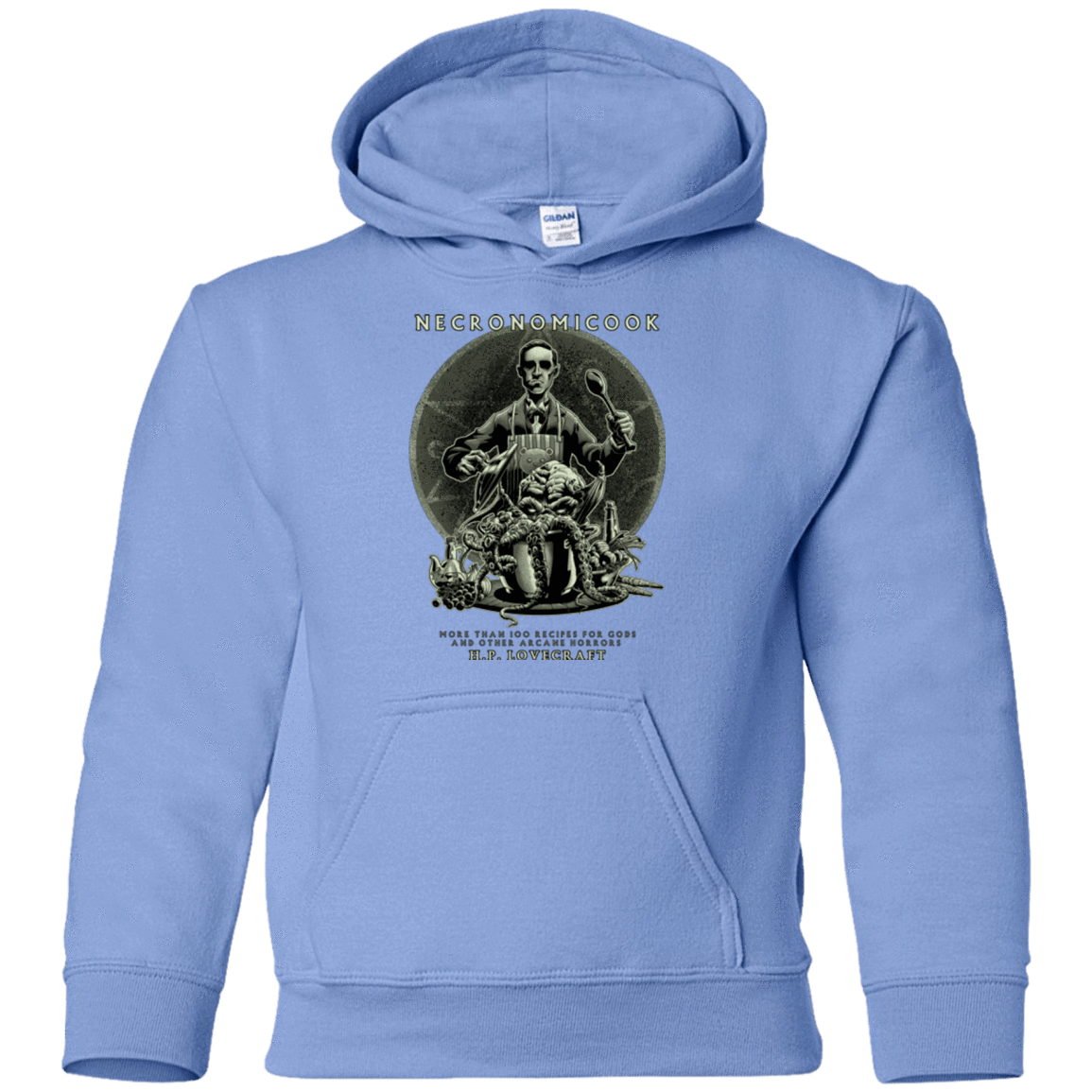 Sweatshirts Carolina Blue / YS Necronomicook Youth Hoodie
