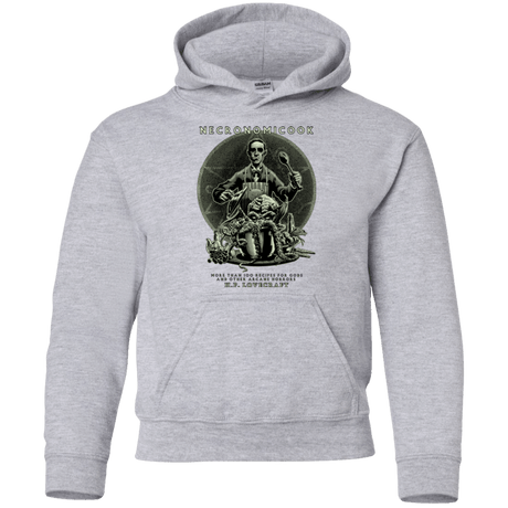Sweatshirts Sport Grey / YS Necronomicook Youth Hoodie