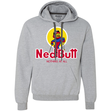 Sweatshirts Sport Grey / S Ned Butt Premium Fleece Hoodie