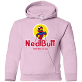 Sweatshirts Light Pink / YS Ned Butt Youth Hoodie