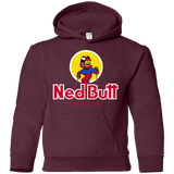 Sweatshirts Maroon / YS Ned Butt Youth Hoodie