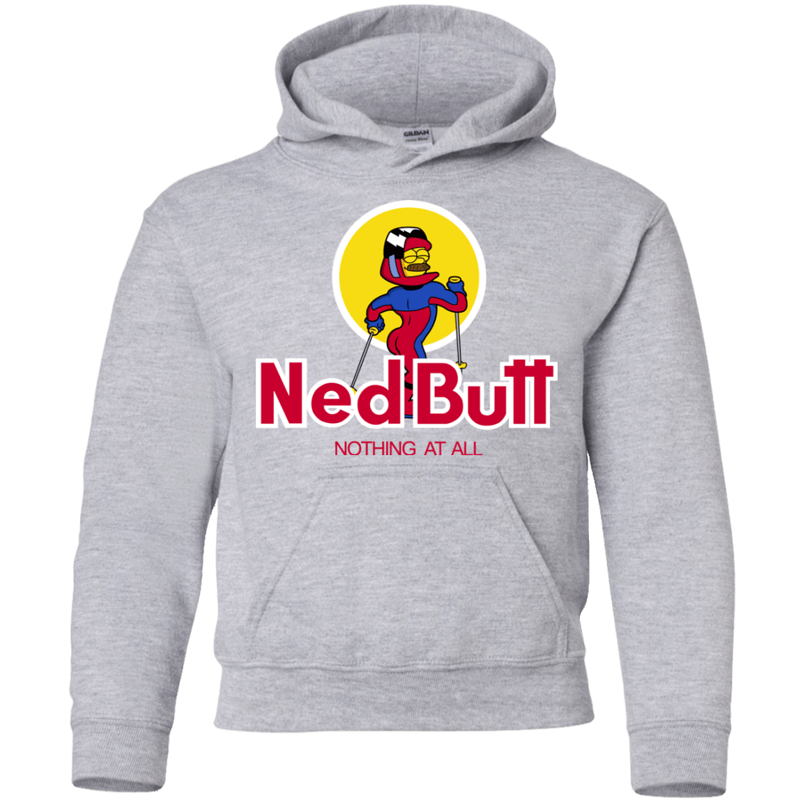 Sweatshirts Sport Grey / YS Ned Butt Youth Hoodie