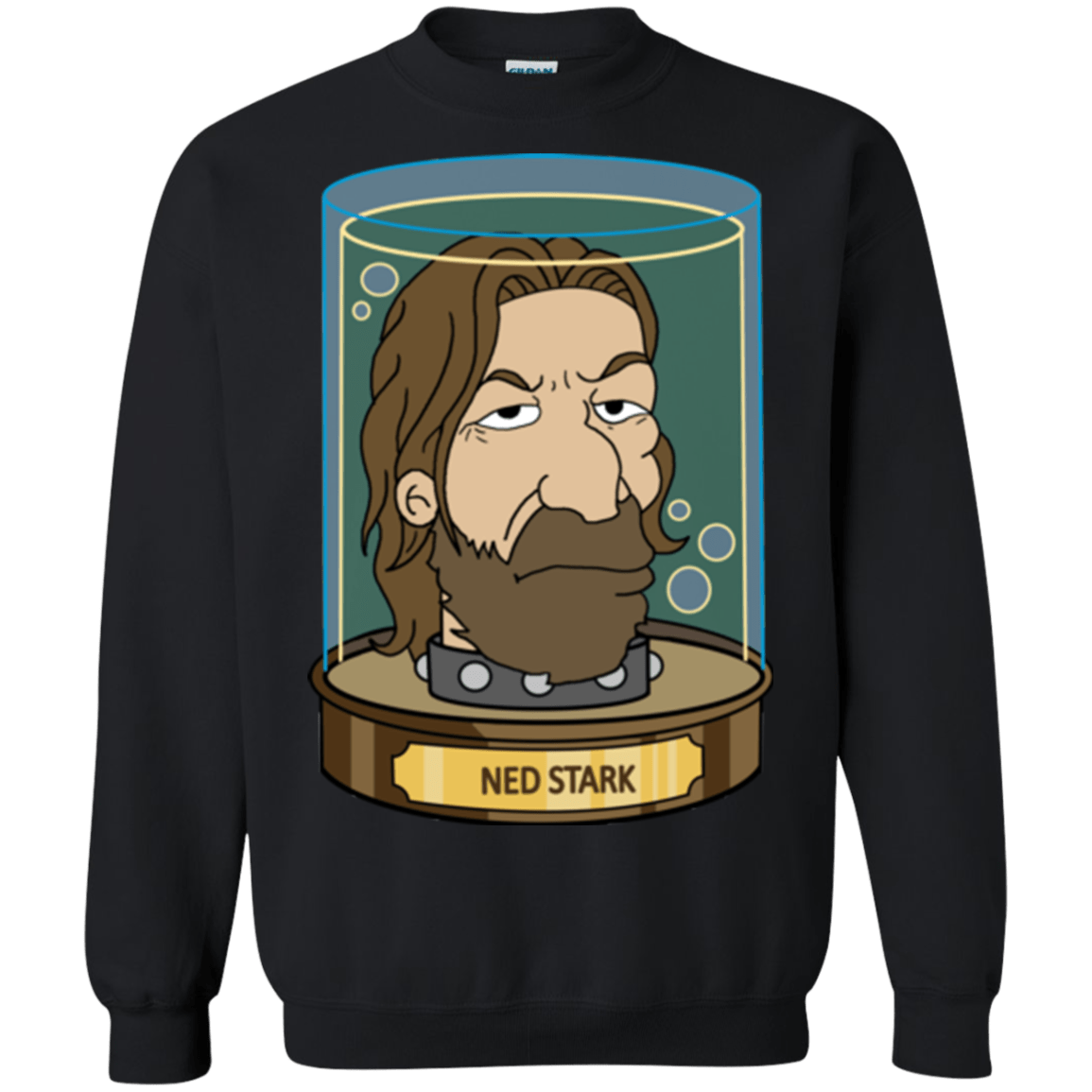 Sweatshirts Black / Small Ned Stark Head Crewneck Sweatshirt