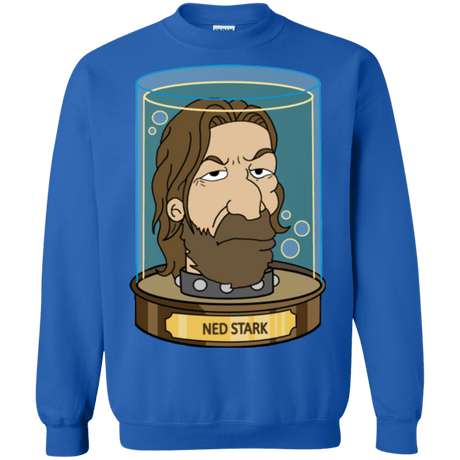 Sweatshirts Royal / Small Ned Stark Head Crewneck Sweatshirt