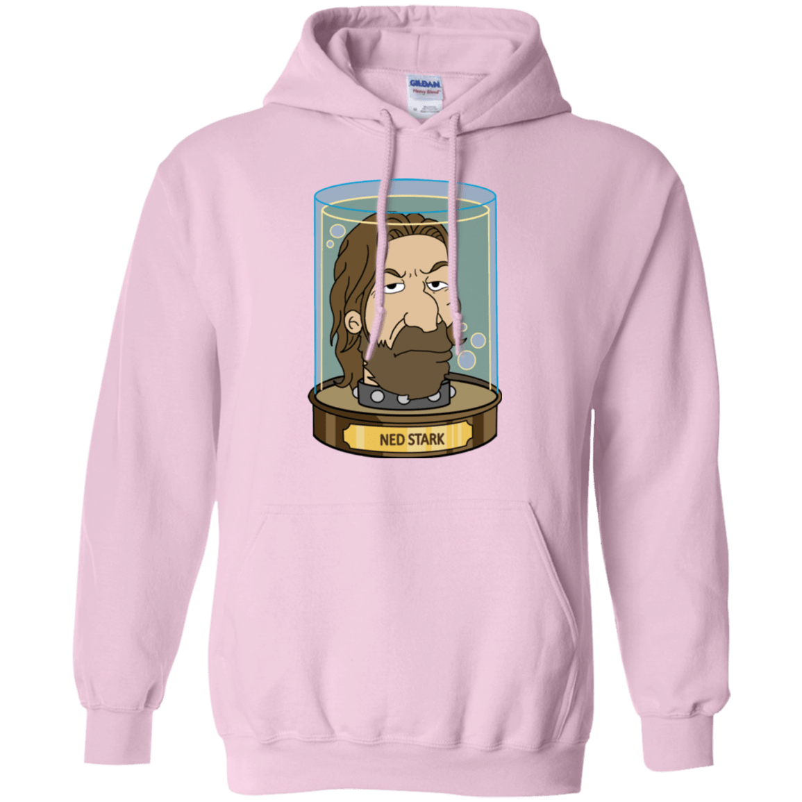 Sweatshirts Light Pink / Small Ned Stark Head Pullover Hoodie