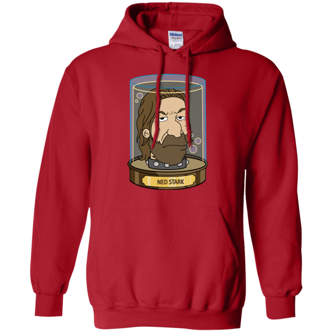 Sweatshirts Red / Small Ned Stark Head Pullover Hoodie