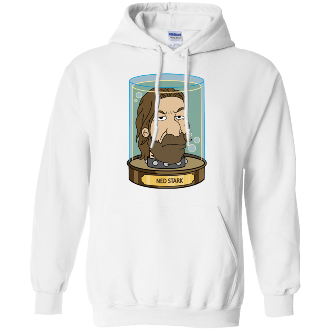 Sweatshirts White / Small Ned Stark Head Pullover Hoodie