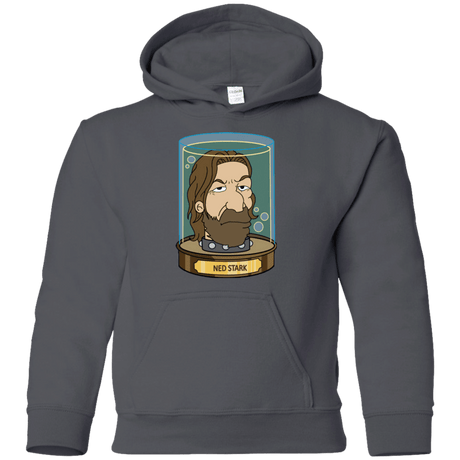 Sweatshirts Charcoal / YS Ned Stark Head Youth Hoodie
