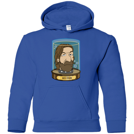 Sweatshirts Royal / YS Ned Stark Head Youth Hoodie