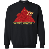 Sweatshirts Black / S Ned Stark Industries Crewneck Sweatshirt