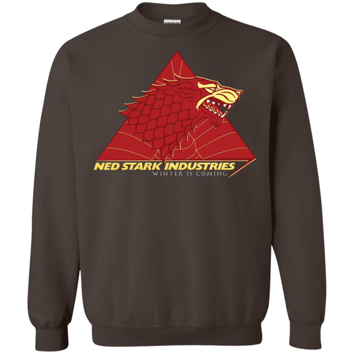 Sweatshirts Dark Chocolate / S Ned Stark Industries Crewneck Sweatshirt