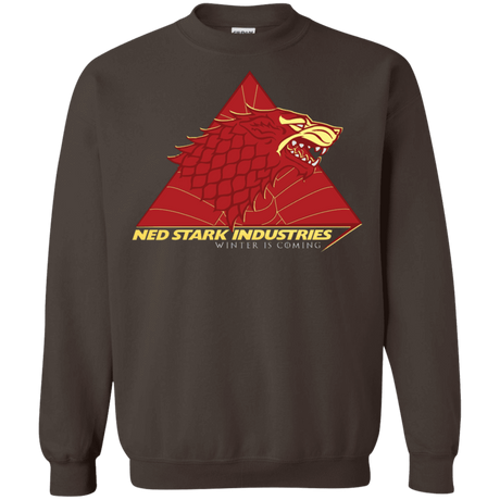 Sweatshirts Dark Chocolate / S Ned Stark Industries Crewneck Sweatshirt