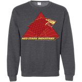 Sweatshirts Dark Heather / S Ned Stark Industries Crewneck Sweatshirt