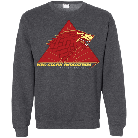 Sweatshirts Dark Heather / S Ned Stark Industries Crewneck Sweatshirt