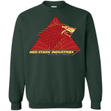 Sweatshirts Forest Green / S Ned Stark Industries Crewneck Sweatshirt