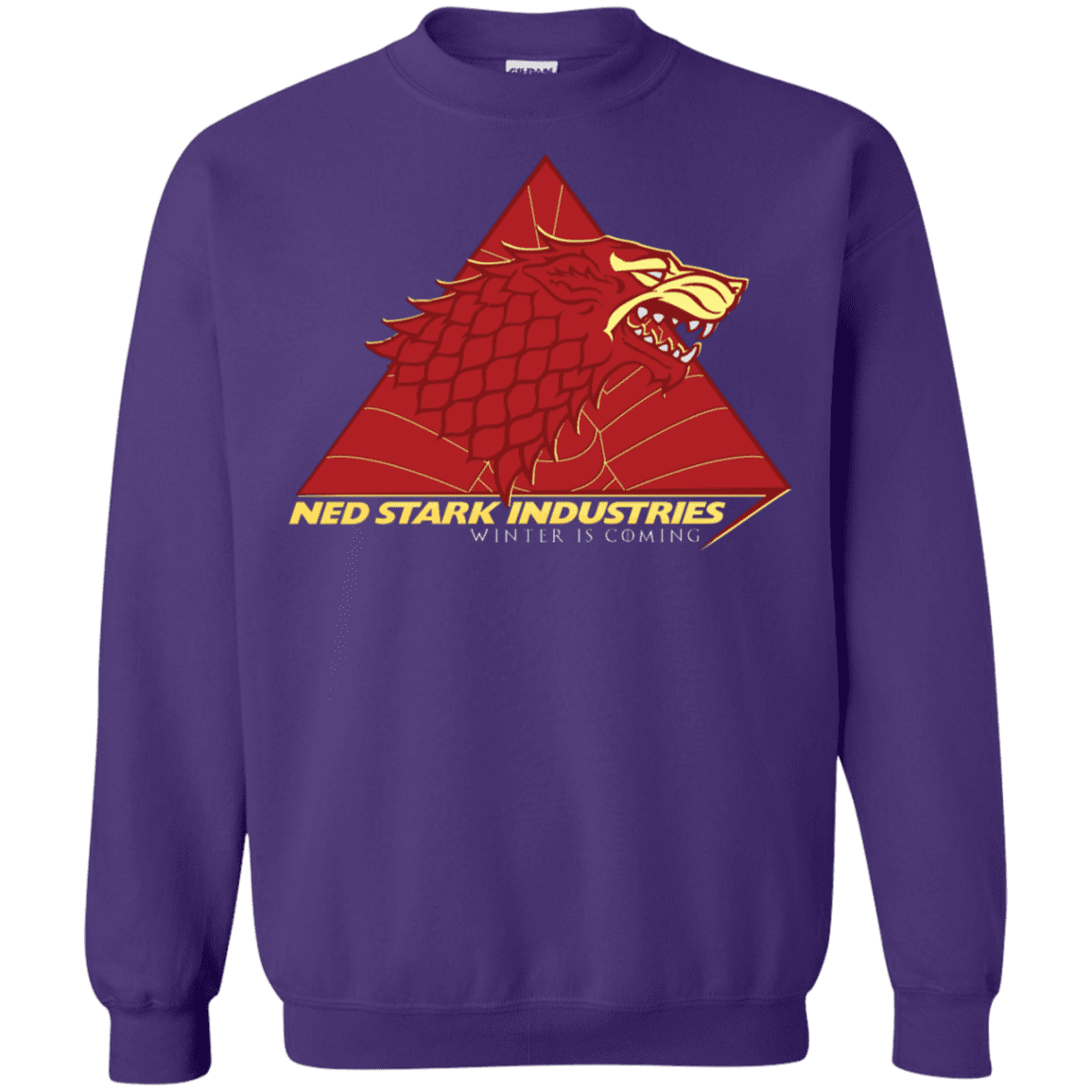 Sweatshirts Purple / S Ned Stark Industries Crewneck Sweatshirt