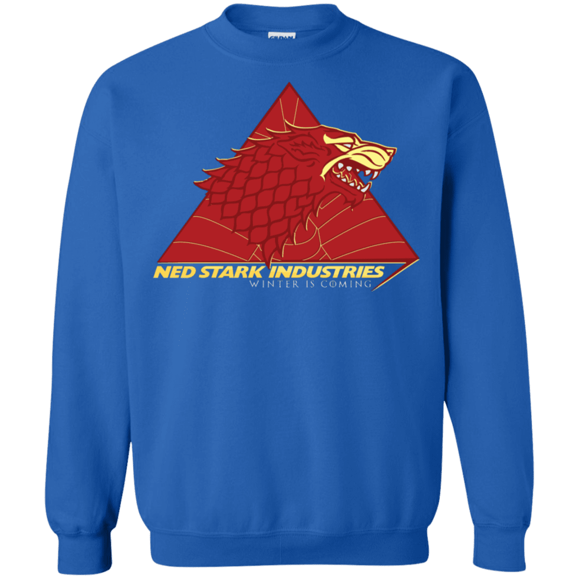 Sweatshirts Royal / S Ned Stark Industries Crewneck Sweatshirt