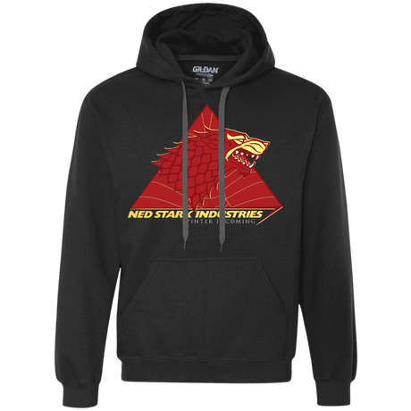 Sweatshirts Black / S Ned Stark Industries Premium Fleece Hoodie