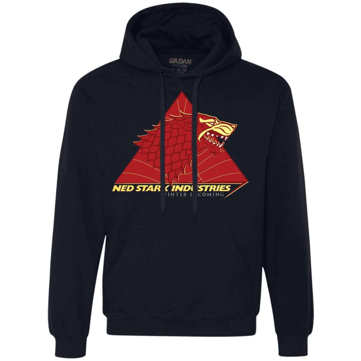 Sweatshirts Navy / S Ned Stark Industries Premium Fleece Hoodie