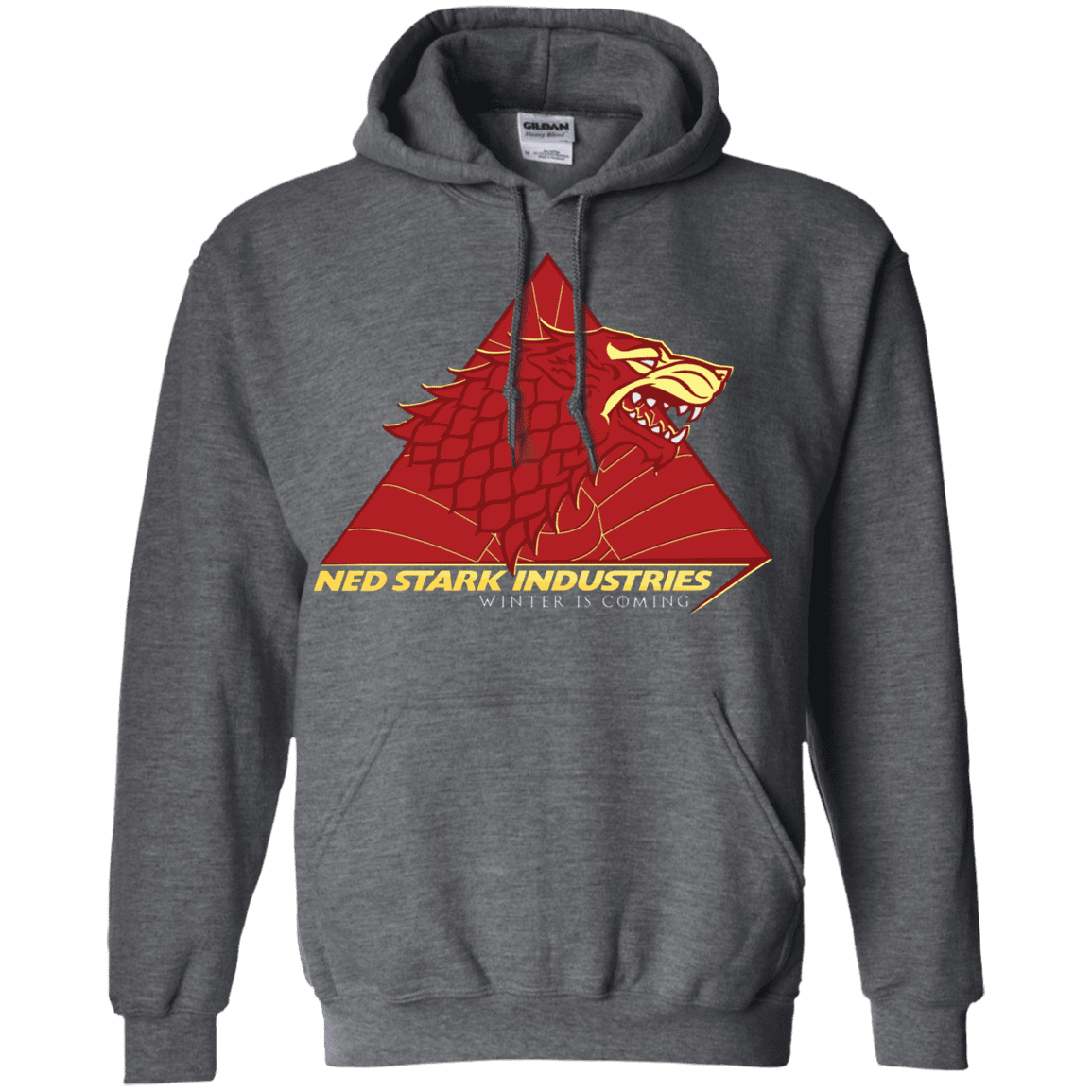 Sweatshirts Dark Heather / S Ned Stark Industries Pullover Hoodie