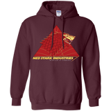 Sweatshirts Maroon / S Ned Stark Industries Pullover Hoodie