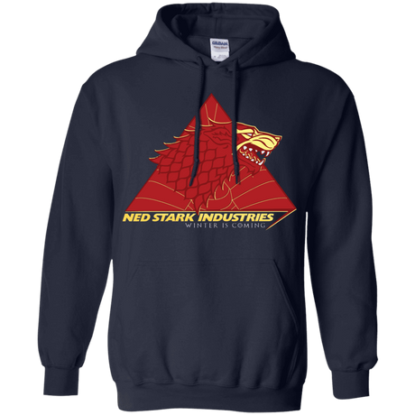 Sweatshirts Navy / S Ned Stark Industries Pullover Hoodie