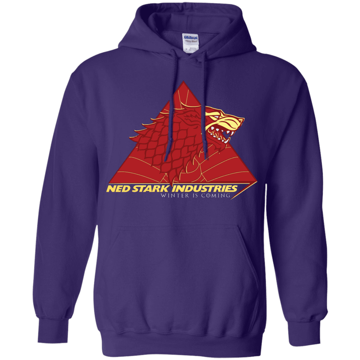 Sweatshirts Purple / S Ned Stark Industries Pullover Hoodie