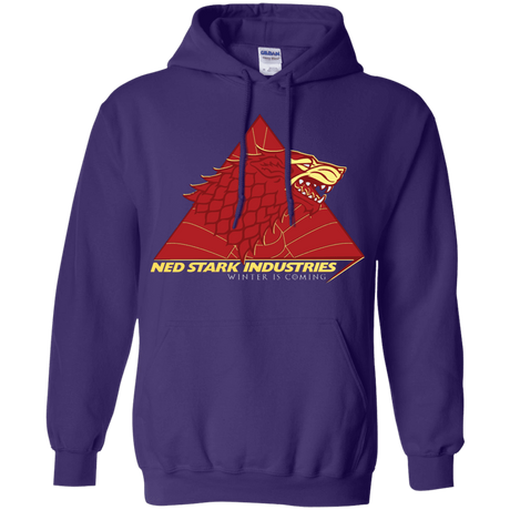 Sweatshirts Purple / S Ned Stark Industries Pullover Hoodie