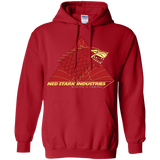 Sweatshirts Red / S Ned Stark Industries Pullover Hoodie