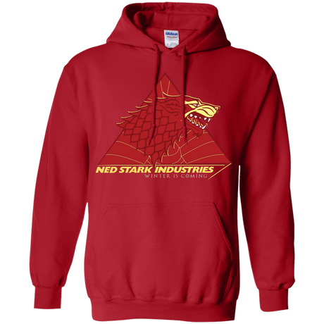 Sweatshirts Red / S Ned Stark Industries Pullover Hoodie