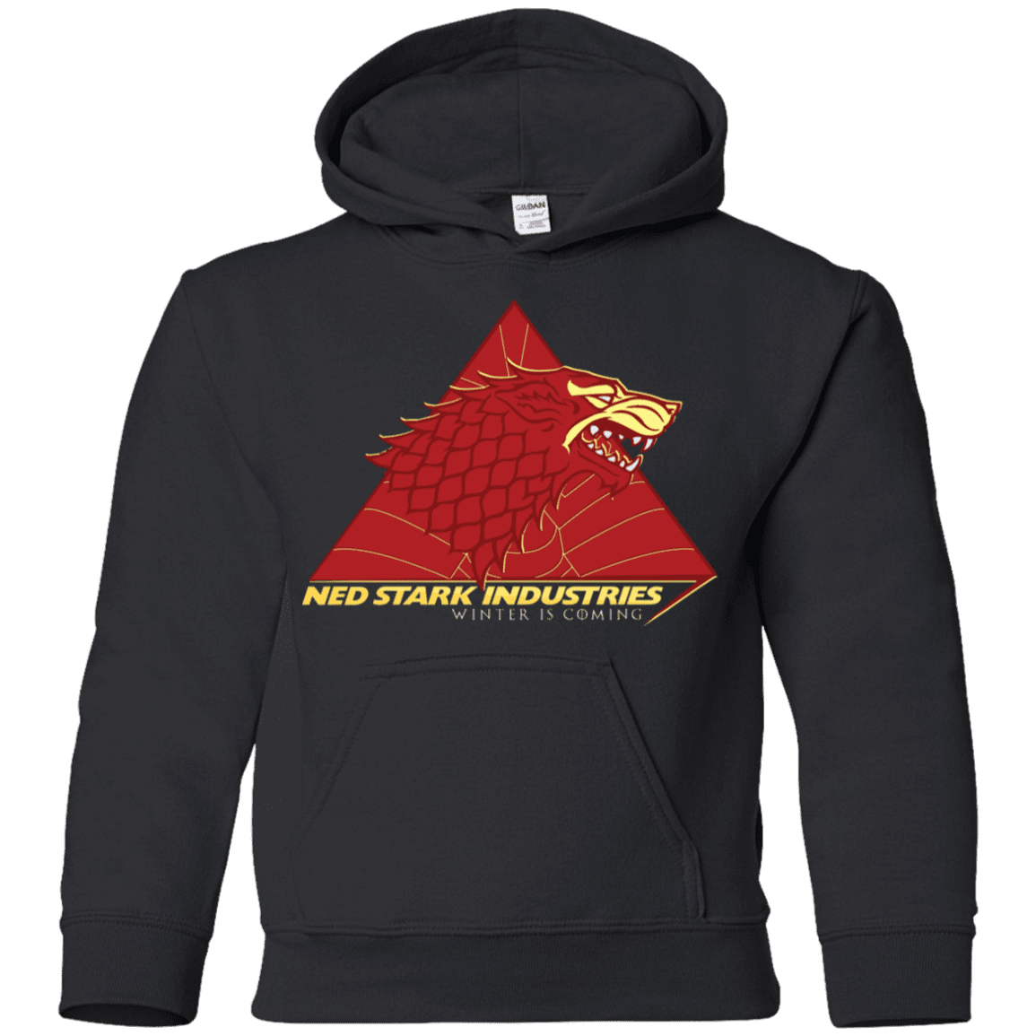 Sweatshirts Black / YS Ned Stark Industries Youth Hoodie