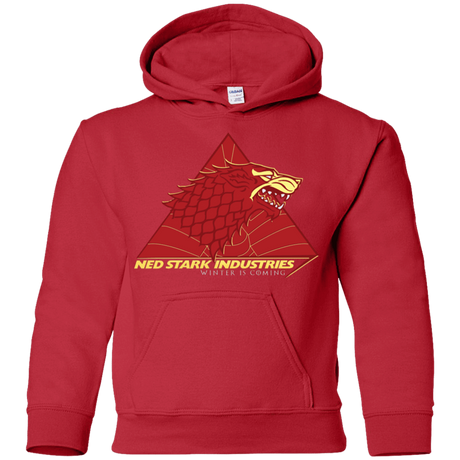 Sweatshirts Red / YS Ned Stark Industries Youth Hoodie