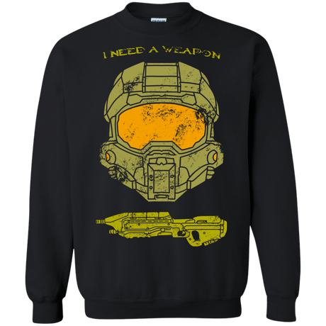 Sweatshirts Black / S Need a Weapon Crewneck Sweatshirt