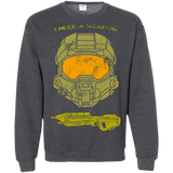 Sweatshirts Dark Heather / S Need a Weapon Crewneck Sweatshirt