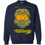 Sweatshirts Navy / S Need a Weapon Crewneck Sweatshirt