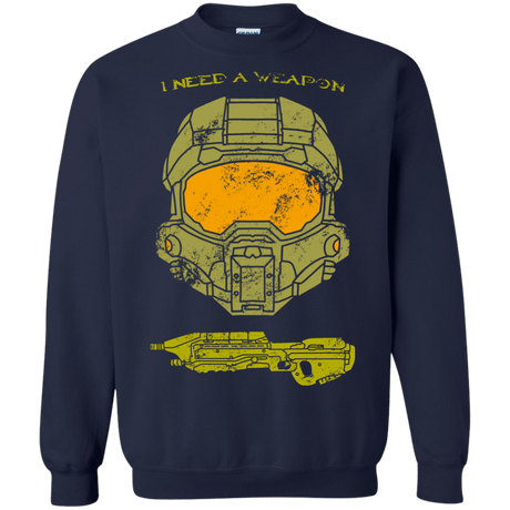 Sweatshirts Navy / S Need a Weapon Crewneck Sweatshirt