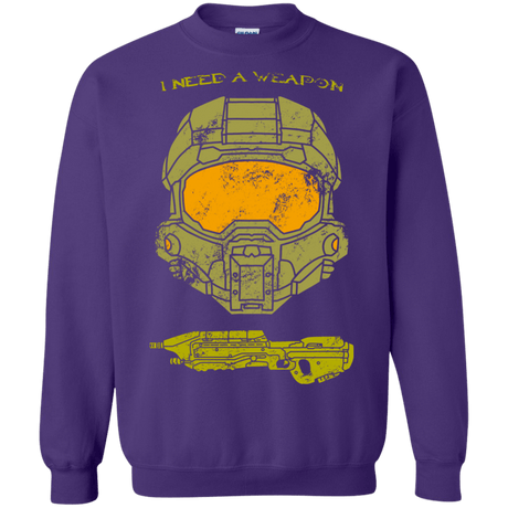 Sweatshirts Purple / S Need a Weapon Crewneck Sweatshirt