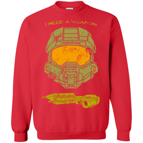 Sweatshirts Red / S Need a Weapon Crewneck Sweatshirt