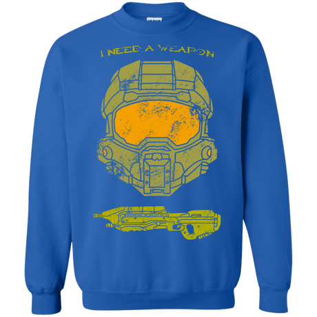 Sweatshirts Royal / S Need a Weapon Crewneck Sweatshirt